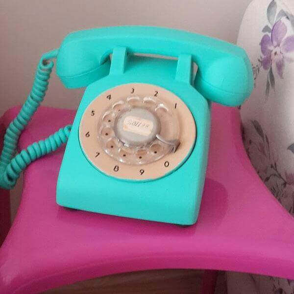 Çevirmeli Telefon Boyama Yenileme Fikri  