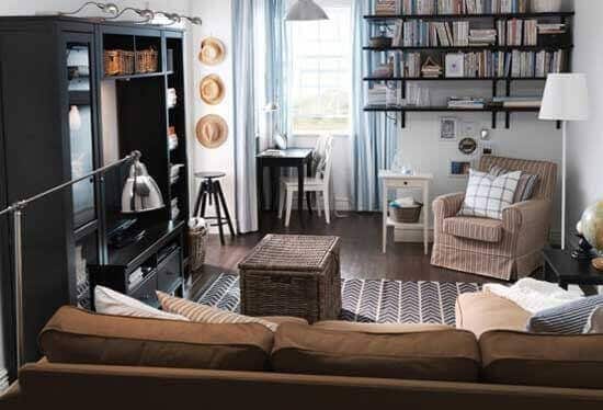 IKEA Oturma Odası Dekorasyonu için için +30 Öneri