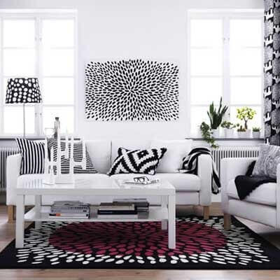 IKEA Oturma Odası Dekorasyonu için için +30 Öneri
