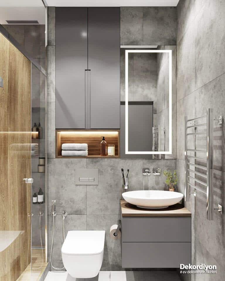Döşenmiş Banyo Modelleri için +17 Örnek » Dekordiyon