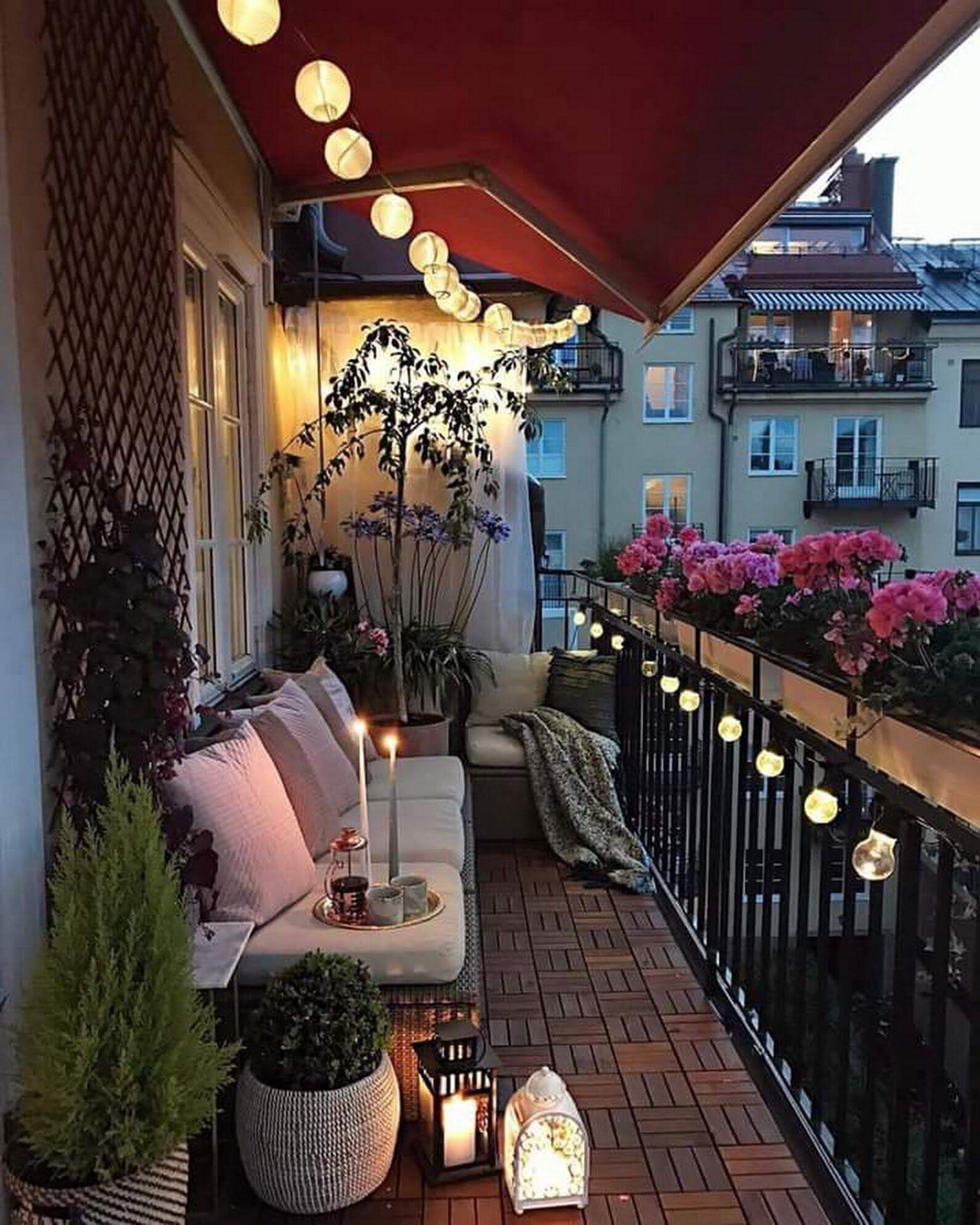 Balkon Dekorasyonu için Uygulanabilir +15 Fikir  