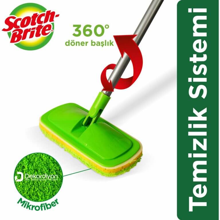 Pratik Duvar Silme için +4 Mop Tavsiyesi Dekordiyon Pratik Duvar Silme için +4 Mop Tavsiyesi Dekordiyon