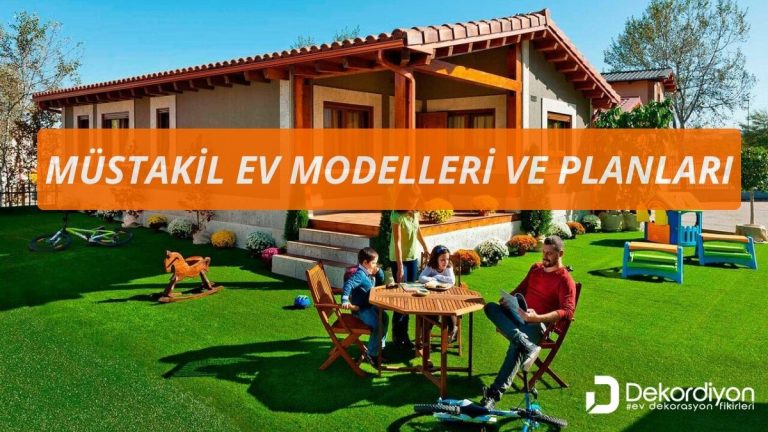 Müstakil ev modelleri ve planları