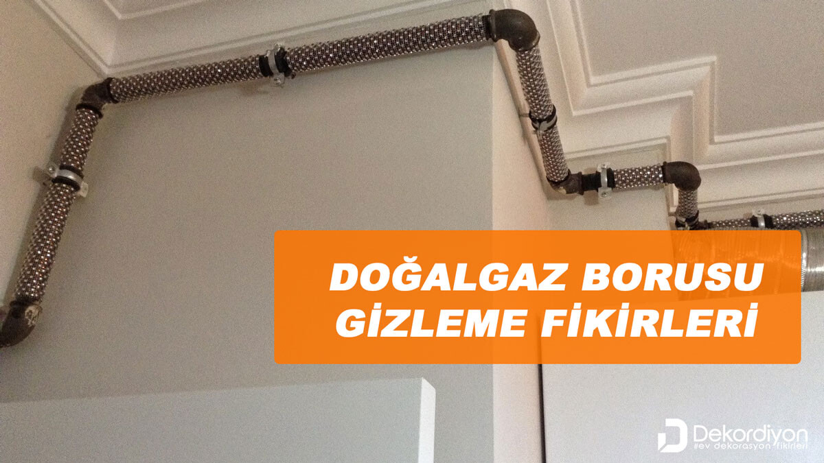 Doğalgaz boru gizleme kanalı