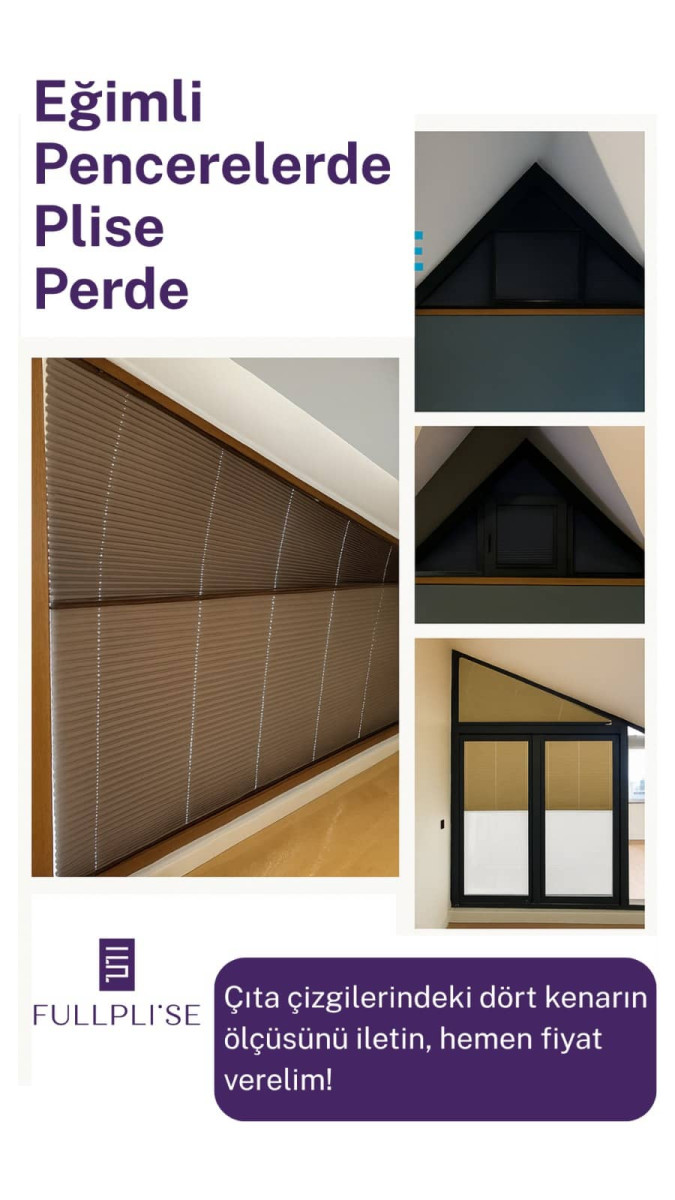 Plise Perde Modelleri ve Fiyatları I Fullplise  
