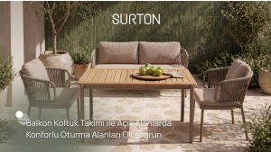 Balkon Koltuk Takımı ile Açık Alanlarda Konforlu Oturma Alanları Oluşturun  