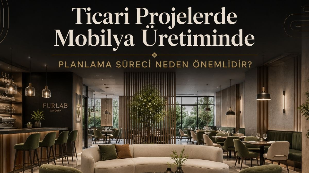 Ticari Projelerde Mobilya Üretiminde Planlama Süreci Neden Önemlidir?  