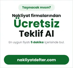 Ücretsiz Nakliyat Teklifi